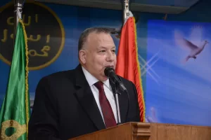 وفد من أعضاء نموذج محاكاة مجلس الشيوخ يشارك في ندوة بعنوان "دور الشباب في حفظ الأمن القومي" بمقر نقابة الأشراف بالقاهرة 23 - جريدة المساء