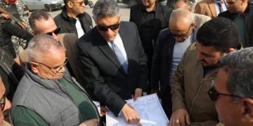 محافظ الجيزة يتفقد مشروعات التطوير بمحيط المتحف المصري الكبير 1 - جريدة المساء