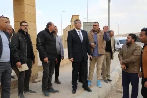 محافظ الجيزة يتفقد مشروعات التطوير بمحيط المتحف المصري الكبير 37 - جريدة المساء