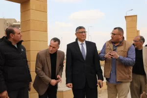 محافظ الجيزة يتفقد مشروعات التطوير بمحيط المتحف المصري الكبير 39 - جريدة المساء