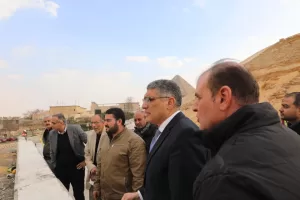 محافظ الجيزة يتفقد مشروعات التطوير بمحيط المتحف المصري الكبير 43 - جريدة المساء