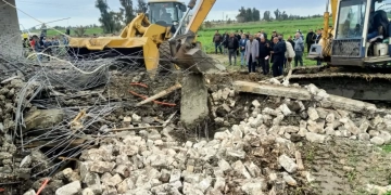 محافظ كفر الشيخ يتابع الموجة 25 لإزالة التعديات على أراضي الدولة 1 - جريدة المساء