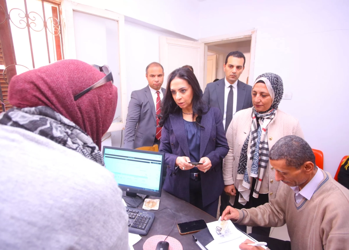 جولة مفاجئة لـ وزيرة التضامن