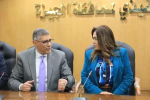 وزيرة التنمية المحلية ومحافظ الجيزة يفتتحان مقر الديوان العام الجديد للمحافظة 21 - جريدة المساء