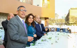 وزيرة التنمية المحلية ومحافظ الجيزة يفتتحان مقر الديوان العام الجديد للمحافظة 25 - جريدة المساء