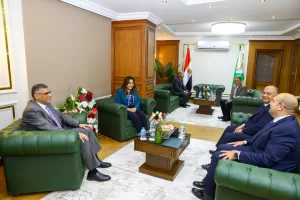 وزيرة التنمية المحلية ومحافظ الجيزة يفتتحان مقر الديوان العام الجديد للمحافظة 27 - جريدة المساء