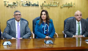 وزيرة التنمية المحلية ومحافظ الجيزة يفتتحان مقر الديوان العام الجديد للمحافظة 31 - جريدة المساء