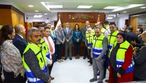 وزيرة التنمية المحلية ومحافظ الجيزة يفتتحان مقر الديوان العام الجديد للمحافظة 37 - جريدة المساء