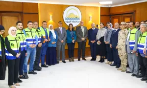 وزيرة التنمية المحلية ومحافظ الجيزة يفتتحان مقر الديوان العام الجديد للمحافظة 41 - جريدة المساء