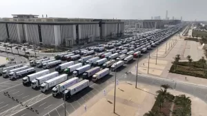 إلى أرض العزة.. الوادي الجديد تسجّل أكبر قافلة مساعدات لدعم الأشقاء الفلسطينيين 23 - جريدة المساء