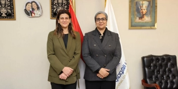 المستشارة أمل عمار تستقبل مفوضة المساواة بين الجنسين بقبرص 1 - جريدة المساء