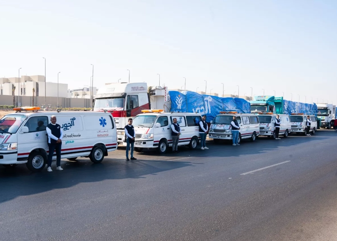 "الجود الخيرية" ترسل قافلة مساعدات جديدة لدعم الفلسطينيين في غزة 17 - جريدة المساء