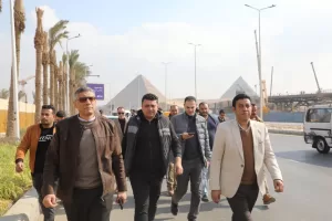 محافظ الجيزة يتفقد مشروعات تطوير المنطقة المحيطة بالمتحف المصري الكبير 31 - جريدة المساء