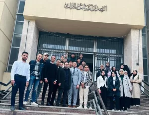 طلاب حقوق جنوب الوادي في زيارة ميدانية لمحكمة الجنايات بقنا 17 - جريدة المساء