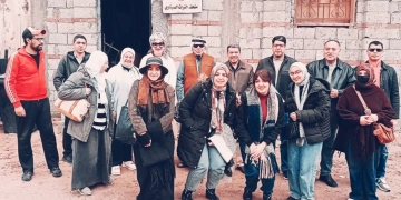 وفد من الفنانين التشكيليين بوزارة الثقافة يزور متحف التراث السيناوي 1 - جريدة المساء