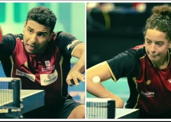 عمر عصر وهنا جودة يحققان لقب كأس أفريقيا لتنس الطاولة بتونس 26 - جريدة المساء