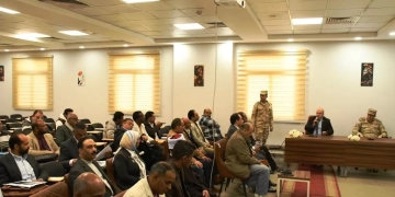 محافظ أسوان يوجه السكرتير العام المساعد لمتابعة التجهيزات الخاصة بالجهات المشاركة بالتدريب العملى المشترك صقر ( 145 ) لمجابهة الأزمات والكوارث 1 - جريدة المساء