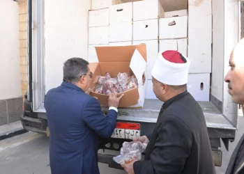 4 طن لحوم من لحوم صكوك "الإطعام" لتوزيعها على الأسر الأولى بالرعاية بمحافظة الدقهلية. 19 - جريدة المساء