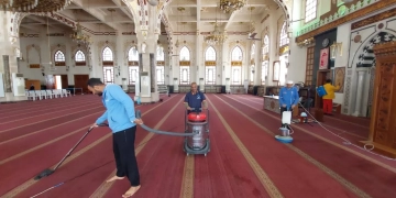 اوقاف البحرالأحمر تواصل حملات تطهير وتعقيم وتنظيف المساجد استعدادا لشهر رمضان 2 - جريدة المساء اوقاف البحرالأحمر تواصل حملات تطهير وتعقيم وتنظيف المساجد استعدادا لشهر رمضان 1 - جريدة المساء