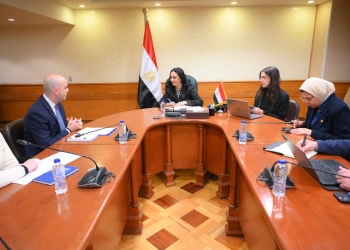 وزيرة التضامن مع رئيس مكتب منظمة الهجرة الدولية