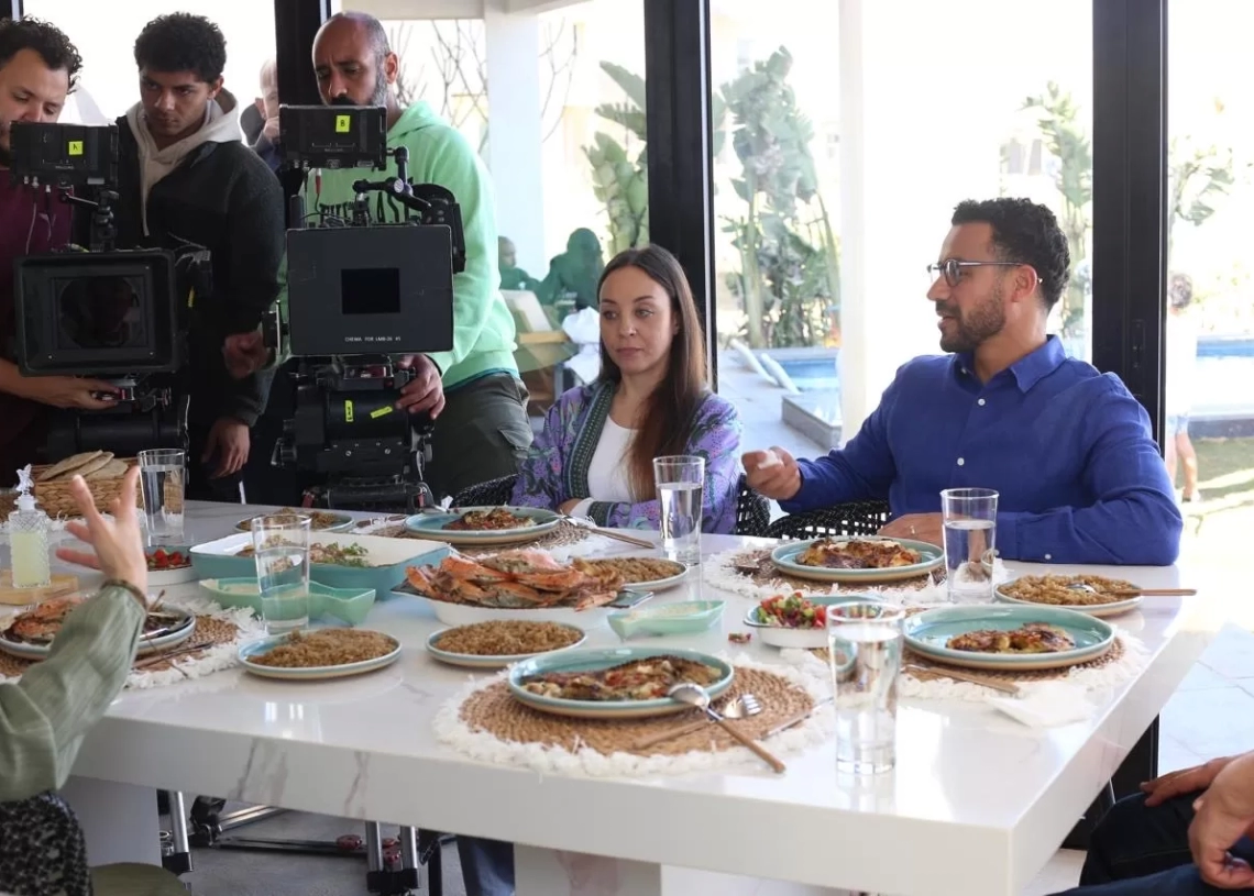 أحمد داود من كواليس تصوير مسلسل" الشرنقة" 19 - جريدة المساء