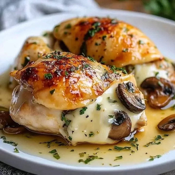 دجاج محشو بالمشروم والجبن مع صلصة زبدة الثوم من المطبخ التونسي 19 - جريدة المساء