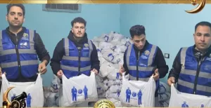 حماة الوطن بالقنطرة غرب يوزع "شنط رمضان" للأسر الأولى بالرعاية بقرية النصر 19 - جريدة المساء