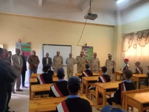 لجنة من قيادة الدفاع الشعبي والعسكري تتابع المدارس العسكرية بقنا 23 - جريدة المساء