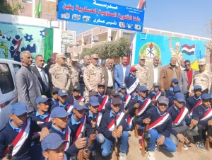 لجنة من قيادة الدفاع الشعبي والعسكري تتابع المدارس العسكرية بقنا 19 - جريدة المساء