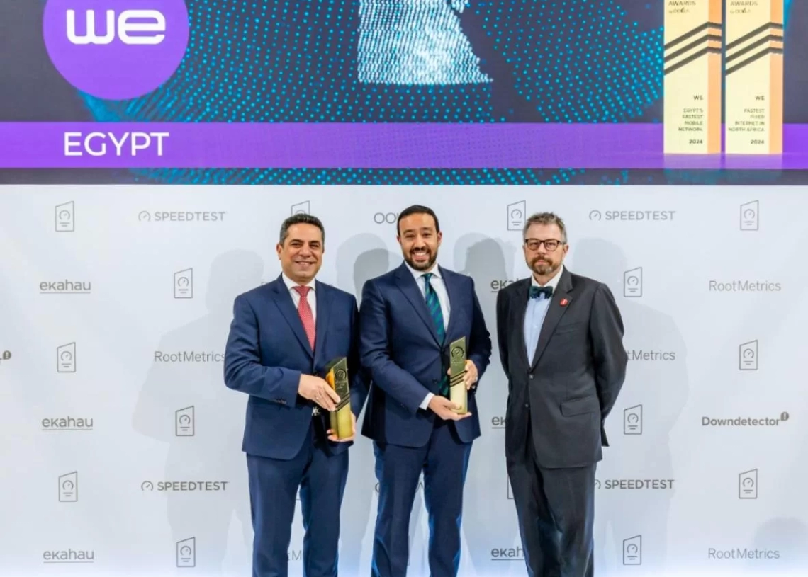 WE" تحصد جائزتي "أسرع شبكة محمول في مصر" و"أسرع إنترنت أرضي في شمال أفريقيا" من أوكلا العالمية 18 - جريدة المساء