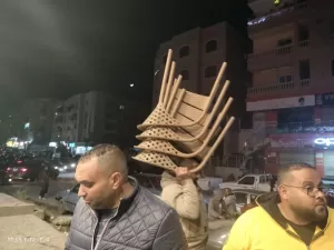 بالصور-رفع 1200 حالة إشغال للمحال والكافيهات خلال حملات بعد الإفطار بحدائق الأهرام 49 - جريدة المساء