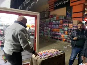 محافظة الجيزة تضبط ٢٠٠٠ وحدة ألعاب نارية متنوعة بأوسيم 21 - جريدة المساء