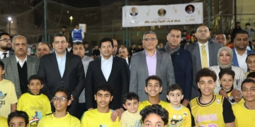 في ليلة رمضانية.. وزير الشباب والرياضة ومحافظ الجيزة يفتتحان الملعب الخماسي بالساحة الشعبية 2 - جريدة المساء في ليلة رمضانية.. وزير الشباب والرياضة ومحافظ الجيزة يفتتحان الملعب الخماسي بالساحة الشعبية 1 - جريدة المساء