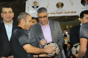 في ليلة رمضانية.. وزير الشباب والرياضة ومحافظ الجيزة يفتتحان الملعب الخماسي بالساحة الشعبية 27 - جريدة المساء