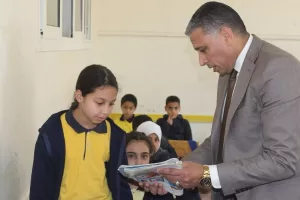 وكيل وزارة التعليم بالجيزة يشيد بأداء مدارس أكتوبر وجنوب 19 - جريدة المساء