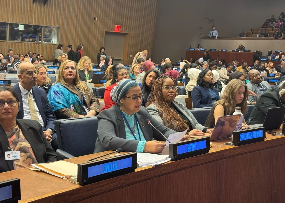 خلال الجلسة الافتتاحية للجنة وضع المرأة بالأمم المتحدة .. مصر تدعو المجتمع الدولي لتحمل مسؤولياته نحو دعم المرأة الفلسطينية وحمايتها من الانتهاكات 19 - جريدة المساء