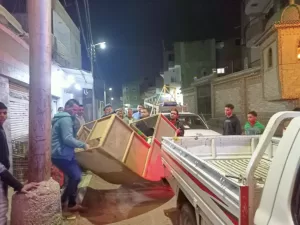 في أسرع استجابة.. محافظة الجيزة تزيل تعديات الباعة الجائلين والمحال من حرم الطريق خلال حملة مسائية بقرية المرازيق بالبدرشين (صور) 73 - جريدة المساء