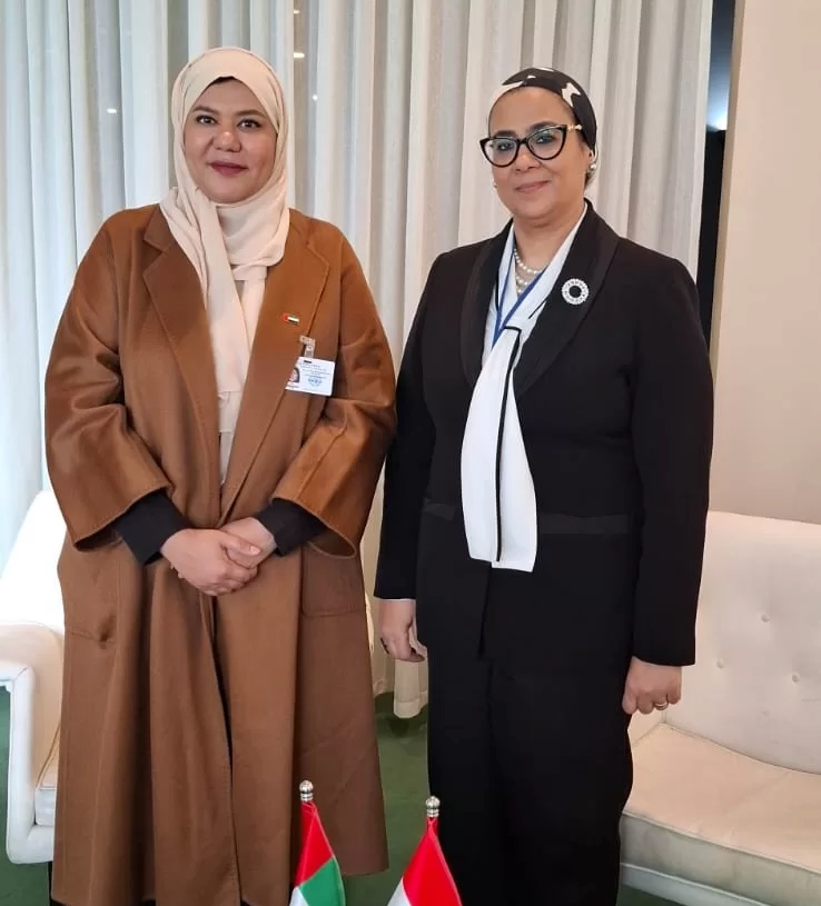 خلال الدورة 69 للجنة وضع المرأة بالأمم المتحدة.. المستشارة أمل عمار تلتقى وزيرة الأسرة بالإمارات 19 - جريدة المساء