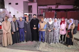 أهالي أرمنت يجتمعون على مائدة إفطار مفتاح الحياة بالأقصر 59 - جريدة المساء