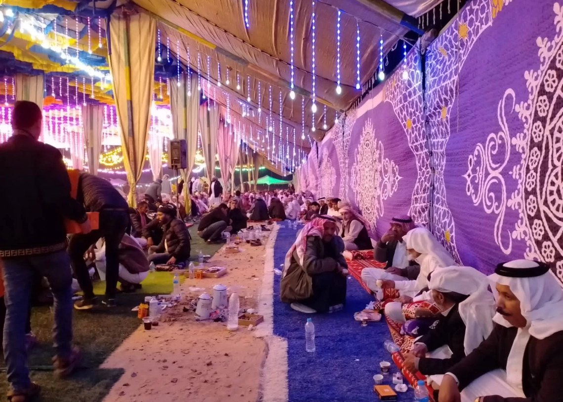 القبائل والعائلات السيناوية تؤكد دعمها الكامل للقيادة السياسية خلال حفل إفطار قبيلة الترابين 19 - جريدة المساء