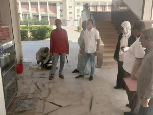 أمين عام جامعة جنوب الوادي تتابع أعمال تركيب مبردات مياه بكلية الحقوق 19 - جريدة المساء