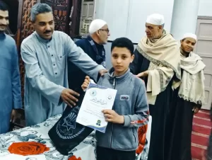 تكريم فرسان القرآن فى احتفالية كبرى بمسجد القاصد بـ "جنزور المنوفية".. شهادات تقدير و جوائز مادية و عينية للفائزين 25 - جريدة المساء