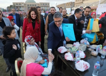 محافظ الجيزة يشهد حفل إفطار جماعي مع 4 آلاف من الطلاب ذوي الهمم والأيتام بمدرسة السعيدية 30 - جريدة المساء
