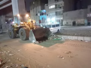 رفع المخلفات خلال حملات نظافة مكثفة بأحياء الجيزة 21 - جريدة المساء