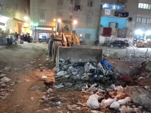 رفع المخلفات خلال حملات نظافة مكثفة بأحياء الجيزة 23 - جريدة المساء