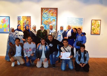 "أنماط".. معرض إبداعي يحتفي بفنون ذوي التوحد في مركز الهناجر 17 - جريدة المساء