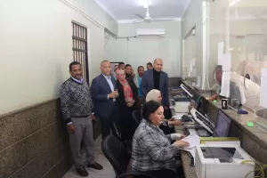 السكرتير العام المساعد ببني سويف يواصل متابعاته الميدانية لسير العمل في ملف التصالح خلال زيارته للمراكز التكنولوجية 20 - جريدة المساء