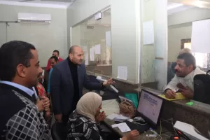 السكرتير العام المساعد ببني سويف يواصل متابعاته الميدانية لسير العمل في ملف التصالح خلال زيارته للمراكز التكنولوجية 22 - جريدة المساء