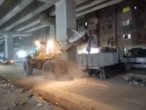 رفع ٢٠٠٠ طن مخلفات خلال حملات ليلية بالجيزة في أسبوع 33 - جريدة المساء