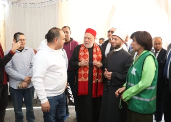 وزير الأوقاف وعلي جمعة يتفقدان خيمة رمضانية بـ 6 أكتوبر 23 - جريدة المساء